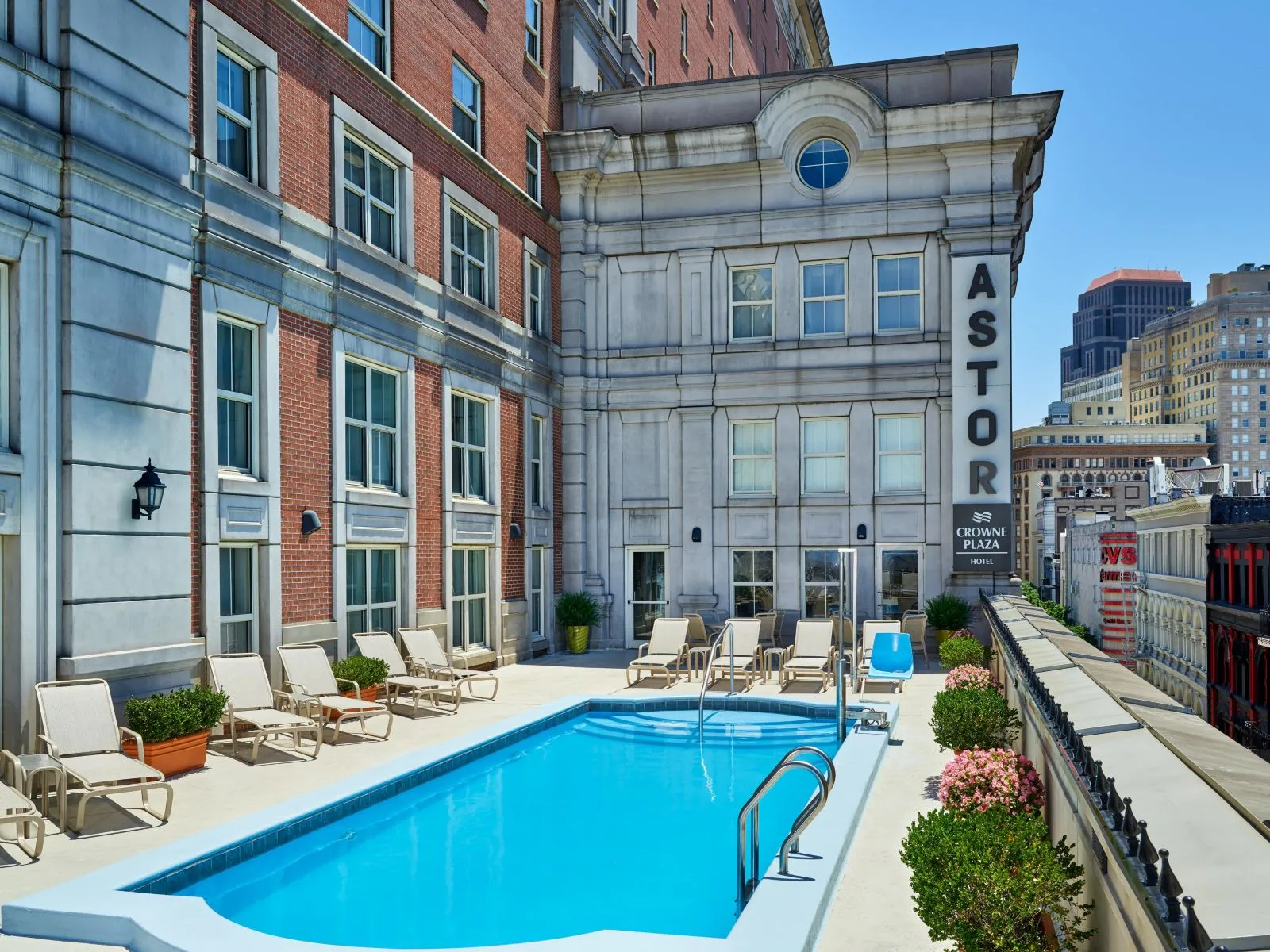 Rooftop pool
